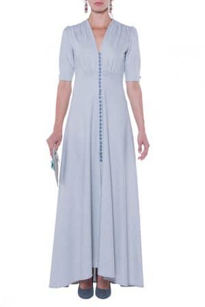 Bottoncino Well Blue Dress