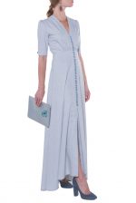 Bottoncino Well Blue Dress