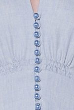 Bottoncino Well Blue Dress