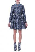 Long Sleeves Jacquard Dress