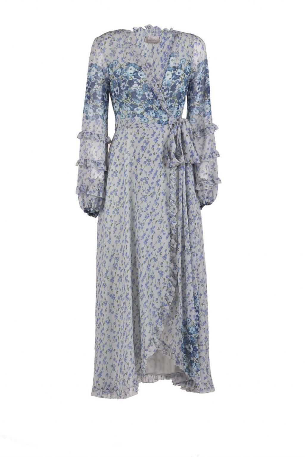 Luisa Beccaria | Floral Georgette Wrap Dress