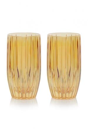 Luisa Beccaria Purple Shaded Stemmed Water Glasses, Set of 2 - Bergdorf  Goodman