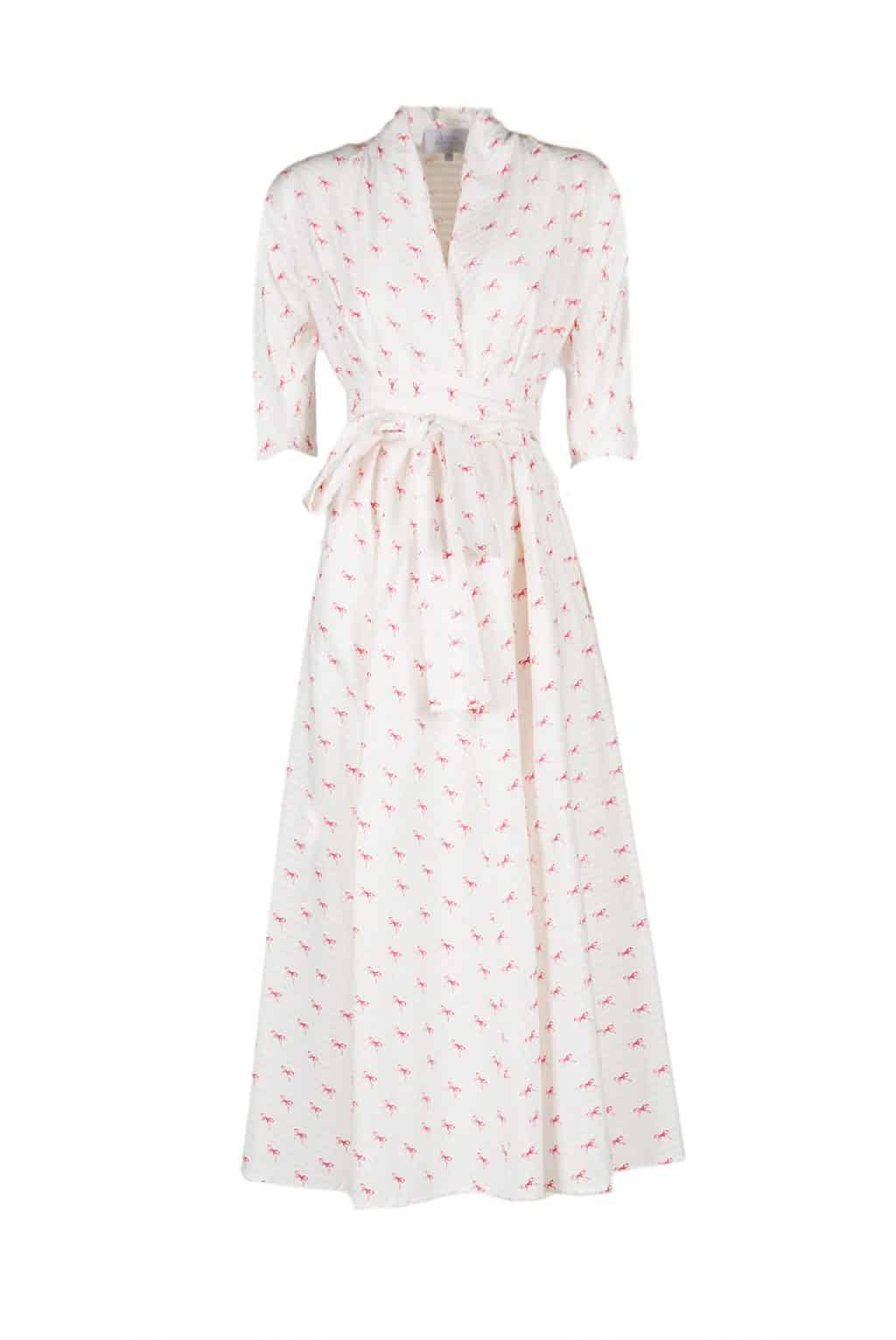 Luisa Beccaria | Luisa Wrap Printed Cotton-Poplin Dress