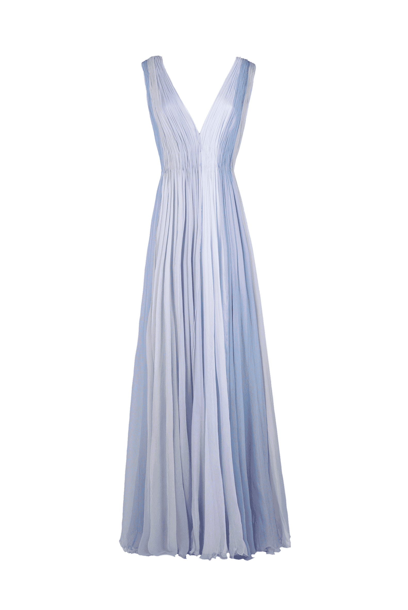 Luisa Beccaria | Multi Color Chiffon Maxi Dress