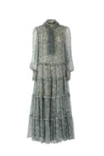 Roses Chemisier Chiffon Dress