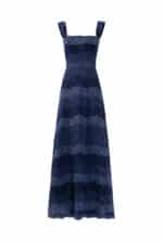 Bustier Striped Lace Dress