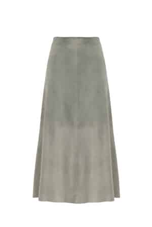 Green Suede Skirt