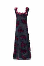 Velvet Floral Devore' Slip Dress