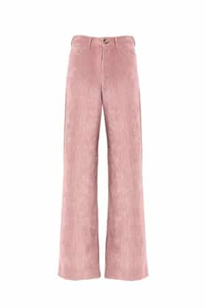 Pink Corduroy Palazzo Pants