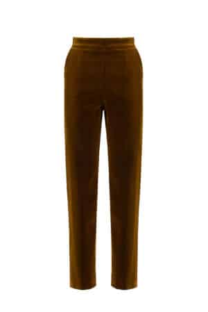 Velvet Cigarette Pants