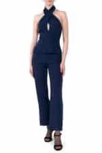 Halterneck Cady Stretch Top