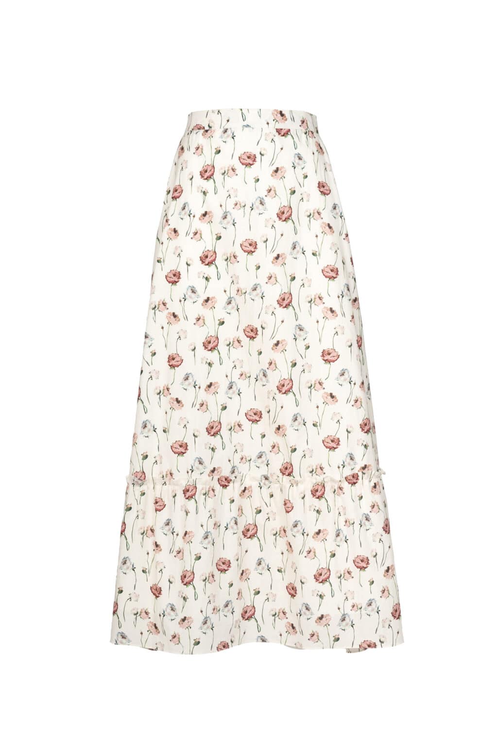 Cotton Tiered skirt – L'AUBE BLANC